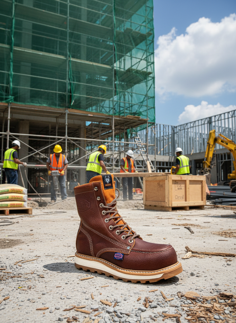 White Wolf 1855-ZZ Composite Toe – Silver Bull Boots